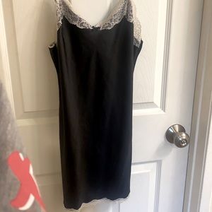 A Victoria secret slip sleep dress. Very sexy.